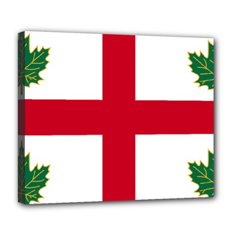 Flag Of Anglican Church Of Canada Deluxe Canvas 24  X 20  (stretched)