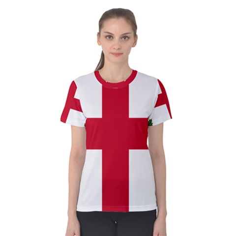 Flag Of Anglican Church Of Canada Women s Cotton Tee by abbeyz71