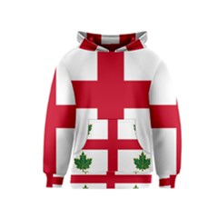 Flag Of Anglican Church Of Canada Kids  Pullover Hoodie by abbeyz71