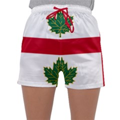 Flag Of Anglican Church Of Canada Sleepwear Shorts by abbeyz71