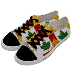 Coat Of Arms Of Anglican Church Of Canada Men s Low Top Canvas Sneakers by abbeyz71