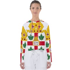 Coat Of Arms Of Anglican Church Of Canada Women s Slouchy Sweat by abbeyz71