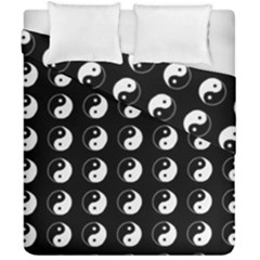 Yin Yang Pattern Duvet Cover Double Side (california King Size) by Valentinaart