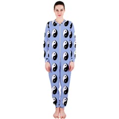 Yin Yang Pattern Onepiece Jumpsuit (ladies)  by Valentinaart