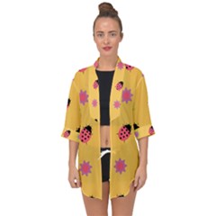 Ledy Bird Open Front Chiffon Kimono by HermanTelo