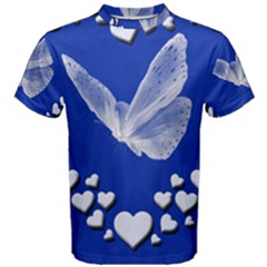 Heart Love Butterfly Mother S Day Men s Cotton Tee