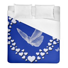 Heart Love Butterfly Mother S Day Duvet Cover (full/ Double Size)