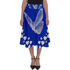 Heart Love Butterfly Mother S Day Perfect Length Midi Skirt