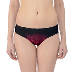 Monster Red Eyes Aggressive Fangs Ghost Hipster Bikini Bottoms by HermanTelo