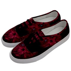 Monster Red Eyes Aggressive Fangs Ghost Men s Classic Low Top Sneakers