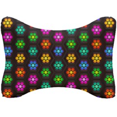 Pattern Background Colorful Design Seat Head Rest Cushion