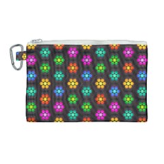 Pattern Background Colorful Design Canvas Cosmetic Bag (large)