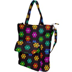 Pattern Background Colorful Design Shoulder Tote Bag
