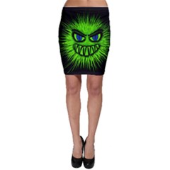 Monster Green Evil Common Bodycon Skirt