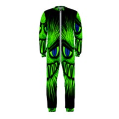 Monster Green Evil Common Onepiece Jumpsuit (kids) by HermanTelo