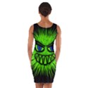 Monster Green Evil Common Wrap Front Bodycon Dress View2