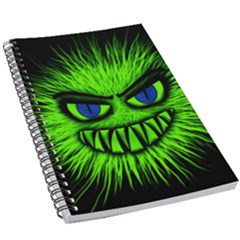 Monster Green Evil Common 5 5  X 8 5  Notebook