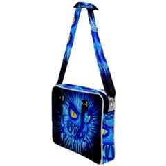 Monster Blue Attack Cross Body Office Bag by HermanTelo