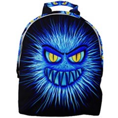 Monster Blue Attack Mini Full Print Backpack