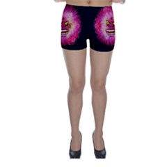 Monster Pink Eyes Aggressive Fangs Skinny Shorts by HermanTelo