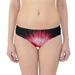 Monster Red Eyes Aggressive Fangs Hipster Bikini Bottoms by HermanTelo