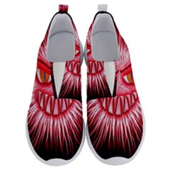 Monster Red Eyes Aggressive Fangs No Lace Lightweight Shoes