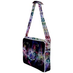 Particles Music Clef Wave Cross Body Office Bag