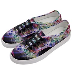Particles Music Clef Wave Women s Classic Low Top Sneakers by HermanTelo