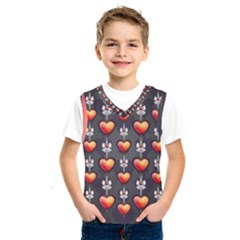 Love Heart Background Valentine Kids  Sportswear by HermanTelo