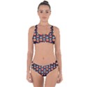 Love Heart Background Valentine Criss Cross Bikini Set View1