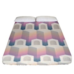 Seamless Pattern Background Entrance Fitted Sheet (king Size)