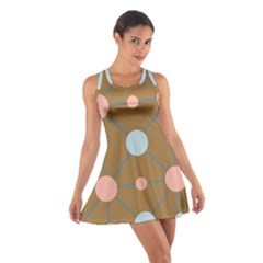 Planets Planet Around Rounds Cotton Racerback Dress