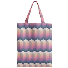 Seamless Pattern Background Block Zipper Classic Tote Bag by HermanTelo