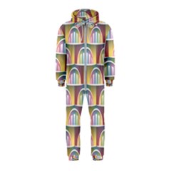 Seamless Pattern Background Abstract Hooded Jumpsuit (kids)