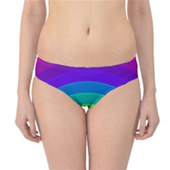 Rainbow Background Colorful Hipster Bikini Bottoms