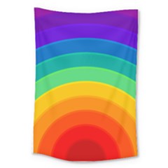 Rainbow Background Colorful Large Tapestry