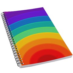 Rainbow Background Colorful 5 5  X 8 5  Notebook by HermanTelo