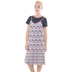 Seamless Pattern Background Cube Camis Fishtail Dress