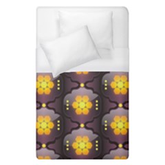Pattern Background Yellow Bright Duvet Cover (single Size)