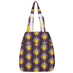 Pattern Background Yellow Bright Center Zip Backpack by HermanTelo
