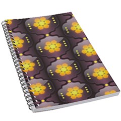 Pattern Background Yellow Bright 5 5  X 8 5  Notebook