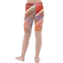 Wave Background Pattern Abstract Kids  Mid Length Swim Shorts View2