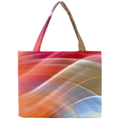 Wave Background Pattern Abstract Mini Tote Bag
