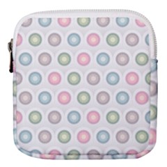 Seamless Pattern Pastels Background Pink Mini Square Pouch