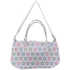 Seamless Pattern Pastels Background Pink Removal Strap Handbag