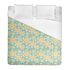 Seamless Pattern Floral Pastels Duvet Cover (full/ Double Size)