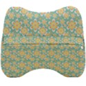 Seamless Pattern Floral Pastels Velour Head Support Cushion View2