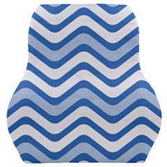 Waves Wavy Lines Car Seat Back Cushion  by HermanTelo