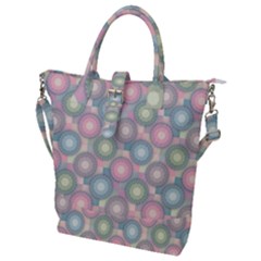 Seamless Pattern Pastels Background Buckle Top Tote Bag