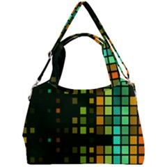 Abstract Plaid Double Compartment Shoulder Bag by HermanTelo